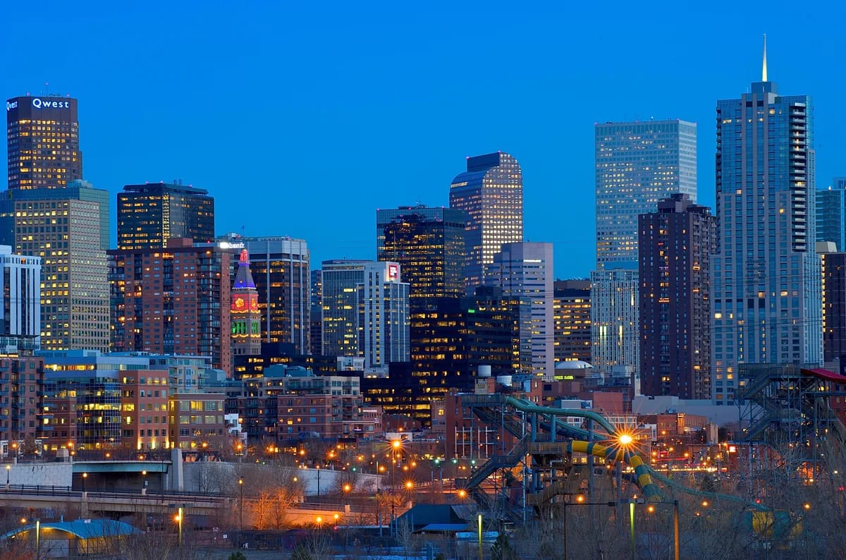 Skyline of downtown Denver, Colorado, USA