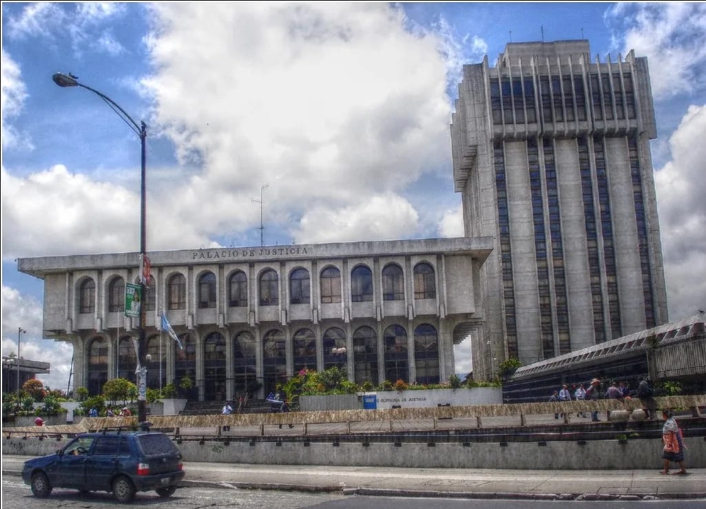 Edificio de la Corte Suprema de Justicia en la ciudad de Guatemala