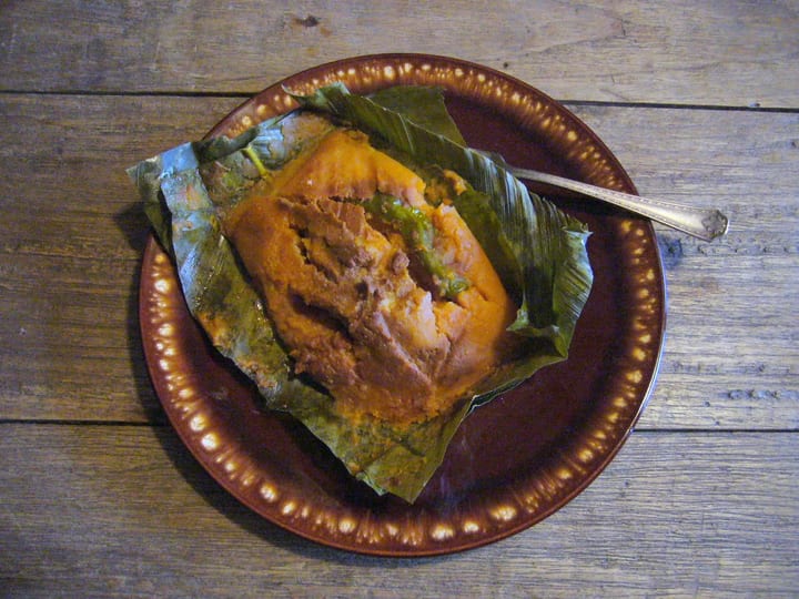 Paches: Tamales de Papa