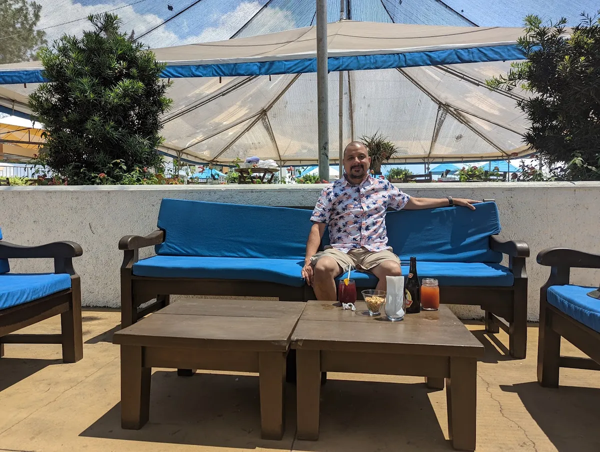Estuardo Enriquez at El Tenedor del Cerro, Antigua Guatemala