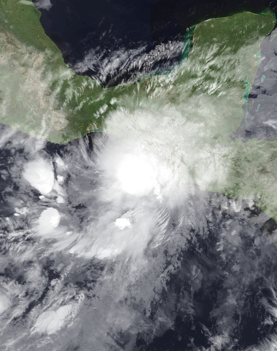 Tormenta Tropical Agatha el 29 de mayo de 2010